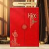 Triple-Fold Leather Graduation Certificate Cover with Customizable Hot Stamping