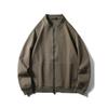 American Retro Knitted Baseball Jacket for Men, Autumn and Winter Zip-Up Sweatshirt, Export Quality Sports Casual Jacket