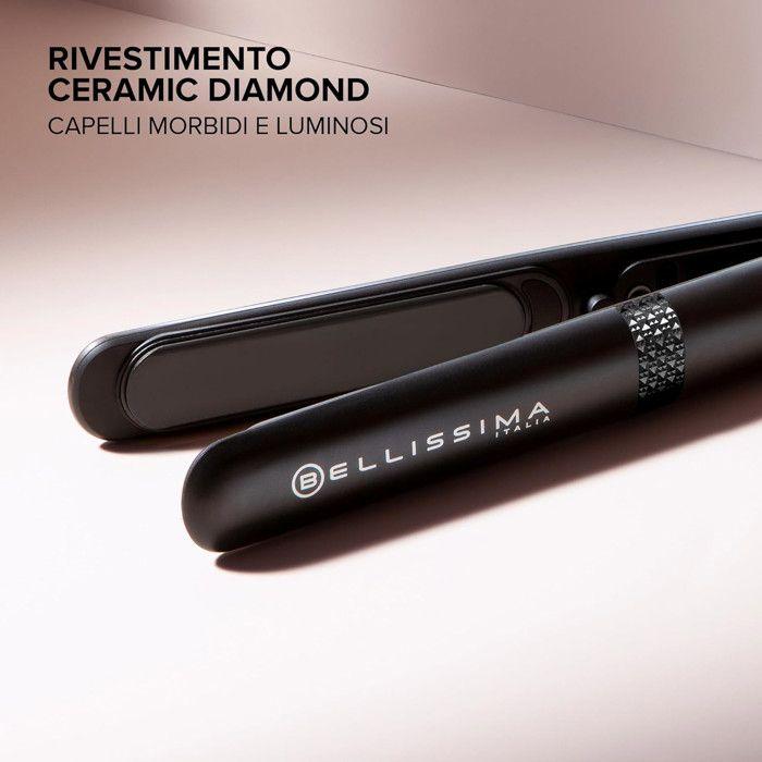 Straightener - Bellissima - Creativity - Ceramic Coating - 5 Adjustable Temperatures - Flexible Plates 110mm