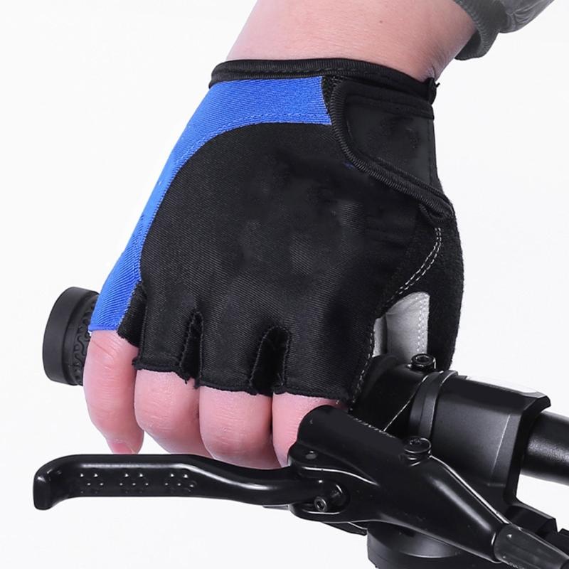 2pcs Breathable Comfortable Gloves Men Sports Gloves Motorcycles Cycling Mittens for Road Cycling Long Distances
