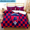 Clermont Foot Crest Design 3PCS Print Bedding Set, Includes A Duvet Cover and Two Pillowcases for Bedroom, Dormitory, Suitable for All Seasons