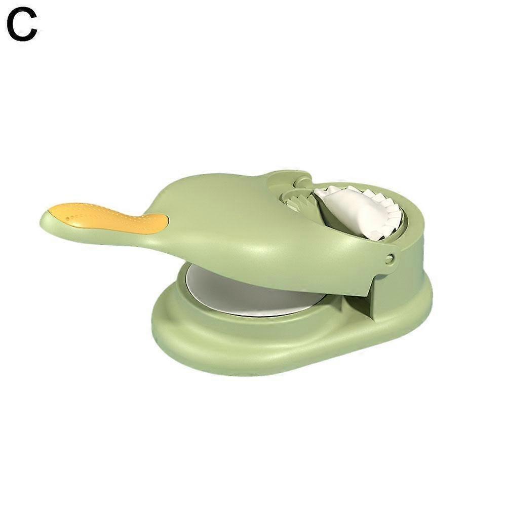 New 2-in-1 Dumpling Maker Kitchen Manual Rolling Dough Dumpling Wrapper Press Household Dumpling Maker Mold