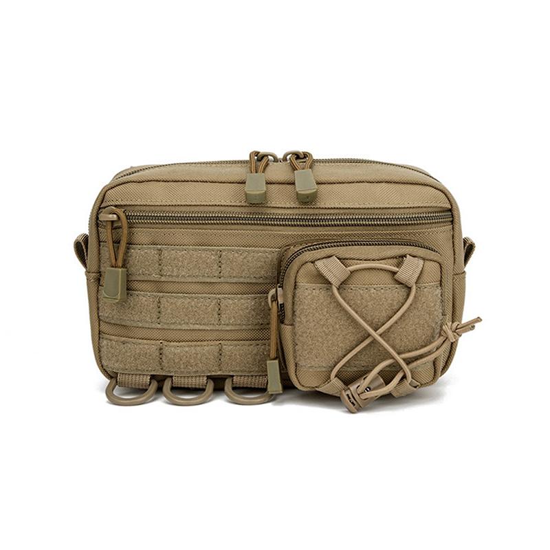 

1000D EDC Pouch Molle Organizer Bag Multiple Pockets Utility Pouch Tool Storage Case Phone Holder For Outdoor Fanny Pack хакі