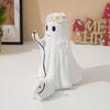 Ghost Dog Walking Ornament Resin Ghost Dog Walking Sculpture Halloween