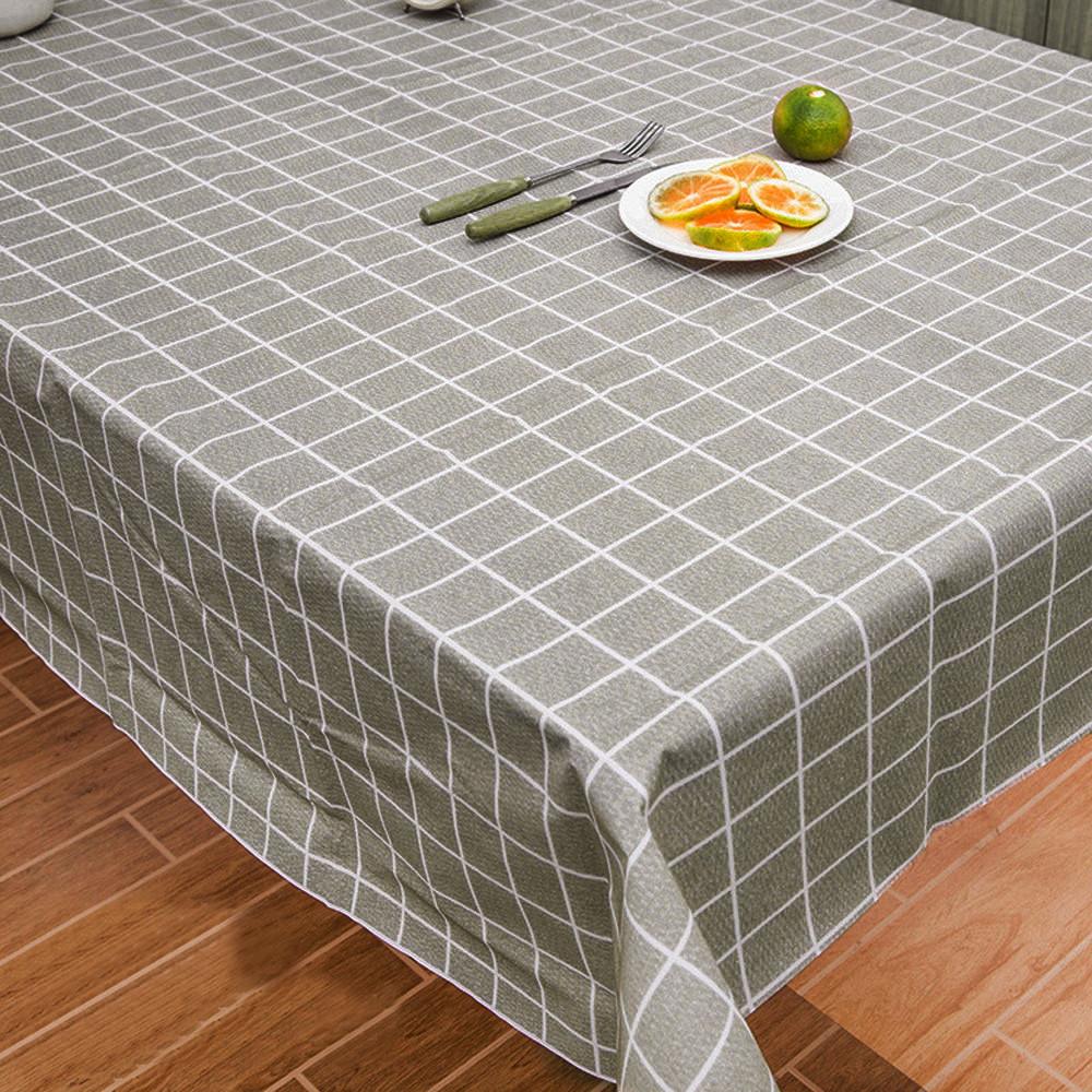 Tablecloth Black White Grid Table Cover Dining Table Cloth Waterproof Tablecloth Kitchen Table Cover Household Tablecloth