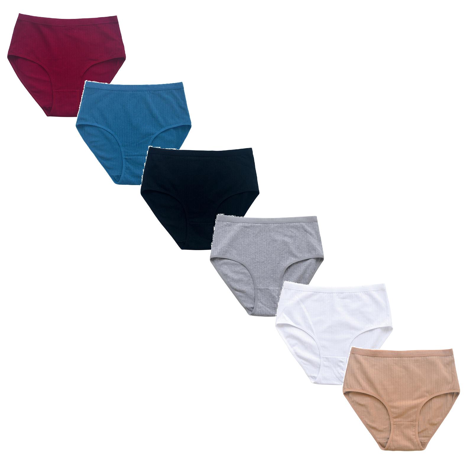 Women s high waisted, plus size compression underwear, hip lifting underwear, 6-piece set S