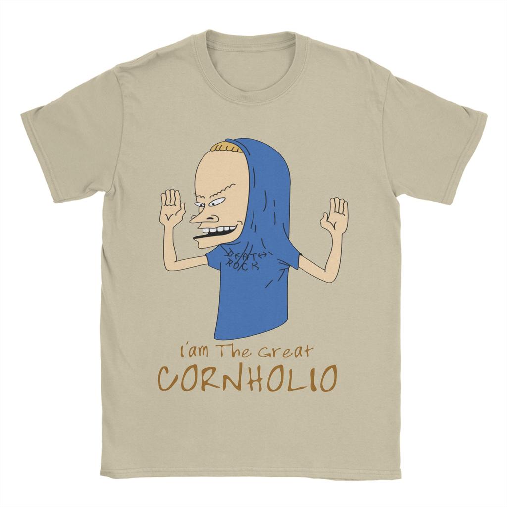 Beavis and Butthead Great Cornholio T Shirt 90s Cartoon BB 100 Cotton Clothing Vintage Short Sleeve Tees Plus Size TShirts