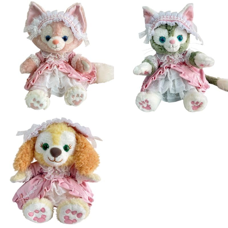 AXLUCE Linabelle, Gelatoni, Stella Lou, Cookie Ann Dress, Costume, Size Small, Plush Toy (Pink)