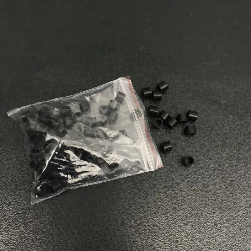100 peças/pacote Anéis de Código Odontológico Reconhecimento de Cor Padrão Anéis Coloridos Silicone Macio Ajuste em Todos os Instrumentos de Mão Materiais Odontológicos