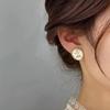 High-End 925 Sterling Silver Rose Stud Earrings: Luxurious Retro Design for Summer 2022