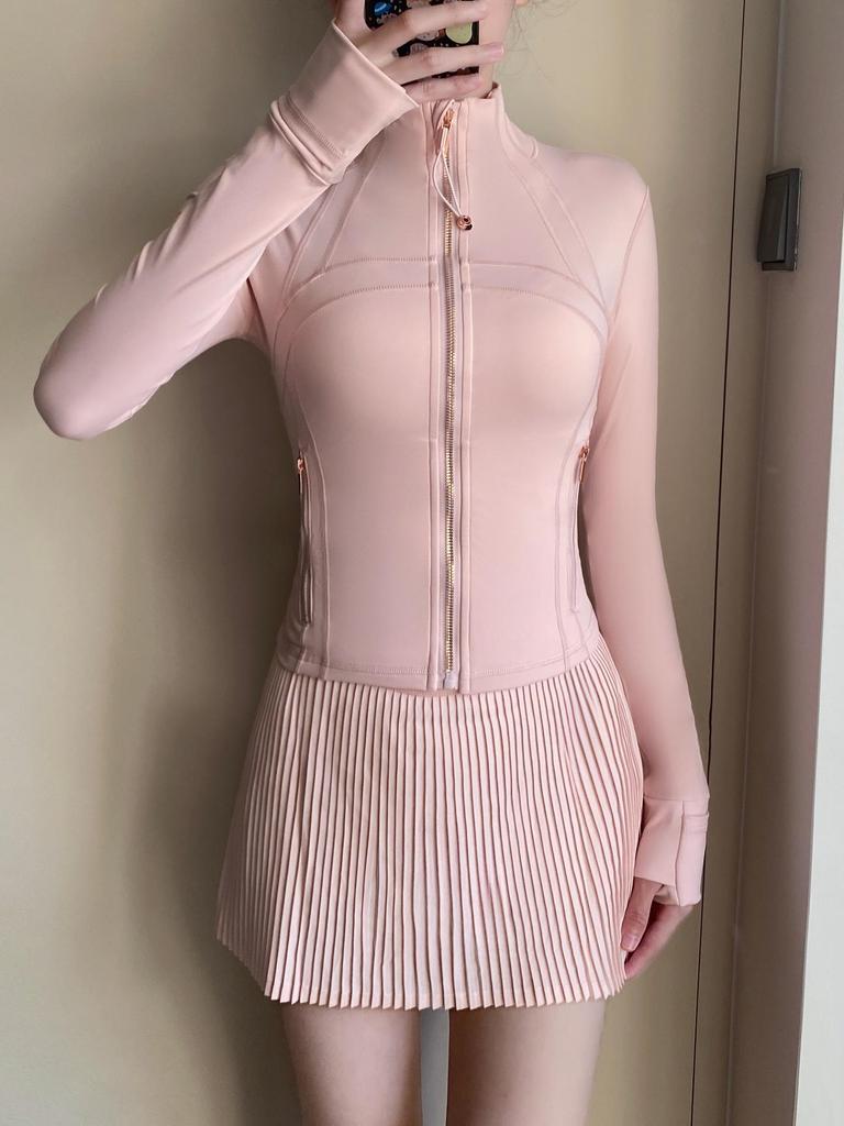 Luludarling Women's Slim Fit Stand-Up Collar Yoga Jacket