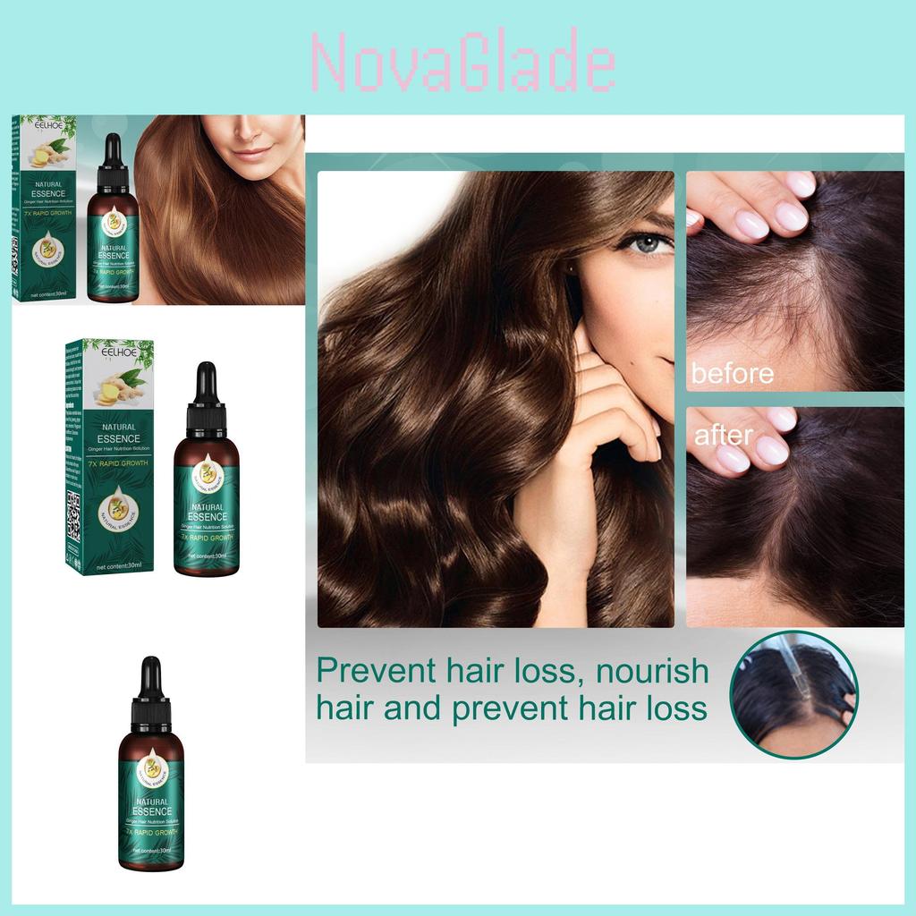 Eelhoe Nourishing Ginger Hair Oil For Dry Frizzy Hair With Ultimate Shine And Smoothness