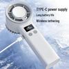 Portable Handheld Cooling Fan with Rechargeable Mini Turbine