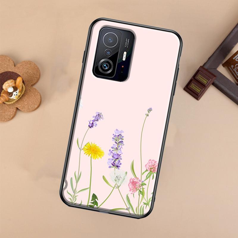 Lavender Purple Flowers Case For Xiaomi POCO X7 X6 X5 X3 Pro F3 F5 F6 M6 Pro 13 14 Ultra 11T 12T 13T 14T Pro Cover