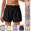 Women's High Waist Athletic Shorts Lightweight Quick Dry Running Shorts with Elastic Waistband and Inner Lining for Gym Yoga and Casual Wear