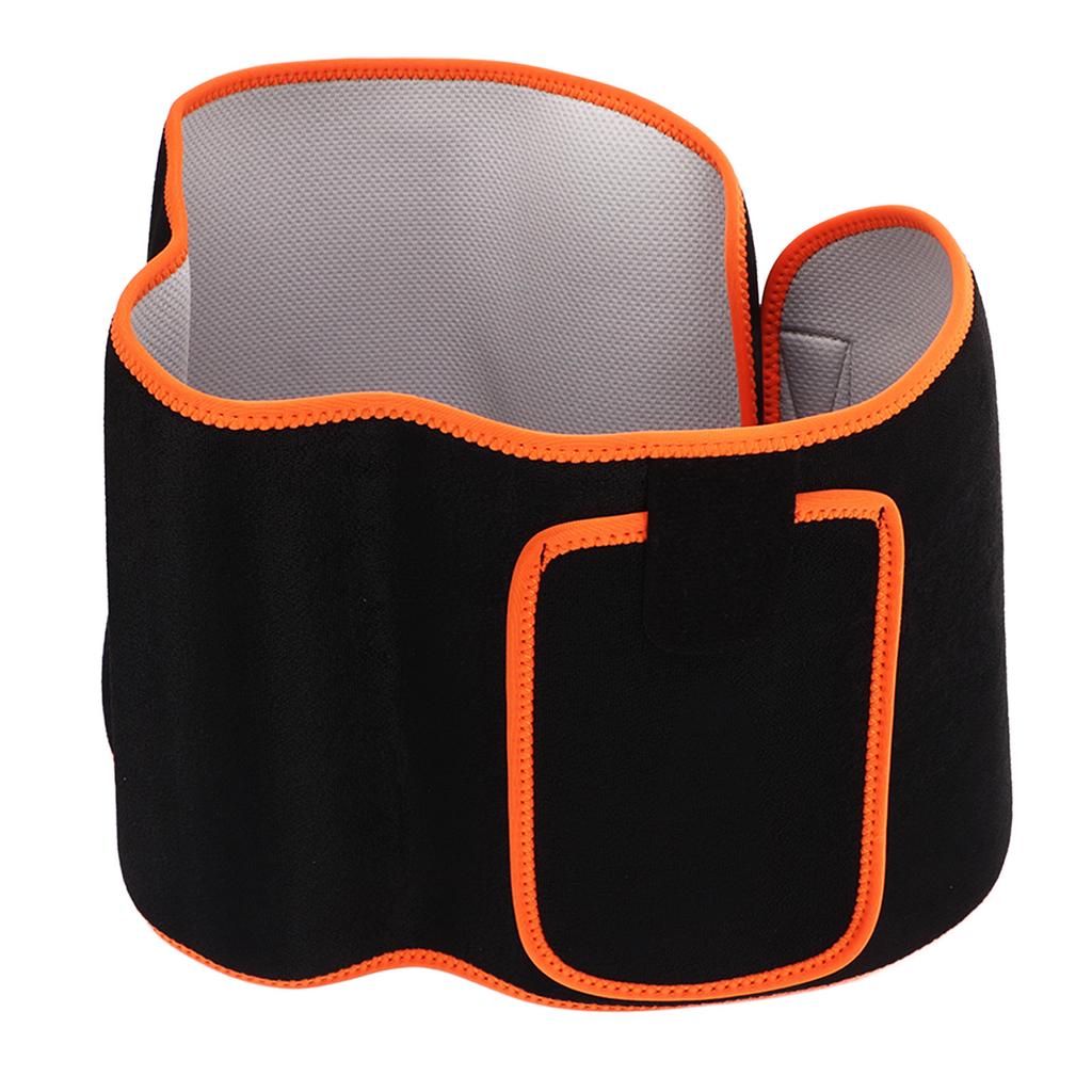 Cinto Modelador de Cintura Ajustável Suporte Lombar para Parte Inferior das Costas Cinto Modelador de Corpo com Bolso para Celular para Fitness Academia L