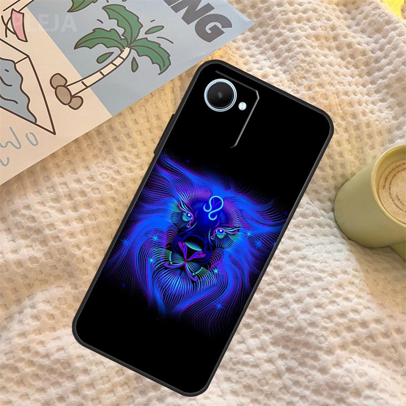 Twelve Constellations Case For Realme C67 C63 C55 C51 C75 C61 C53 C35 C65 C71 11 12 13 14 15 Pro Plus GT6 GT7 Pro