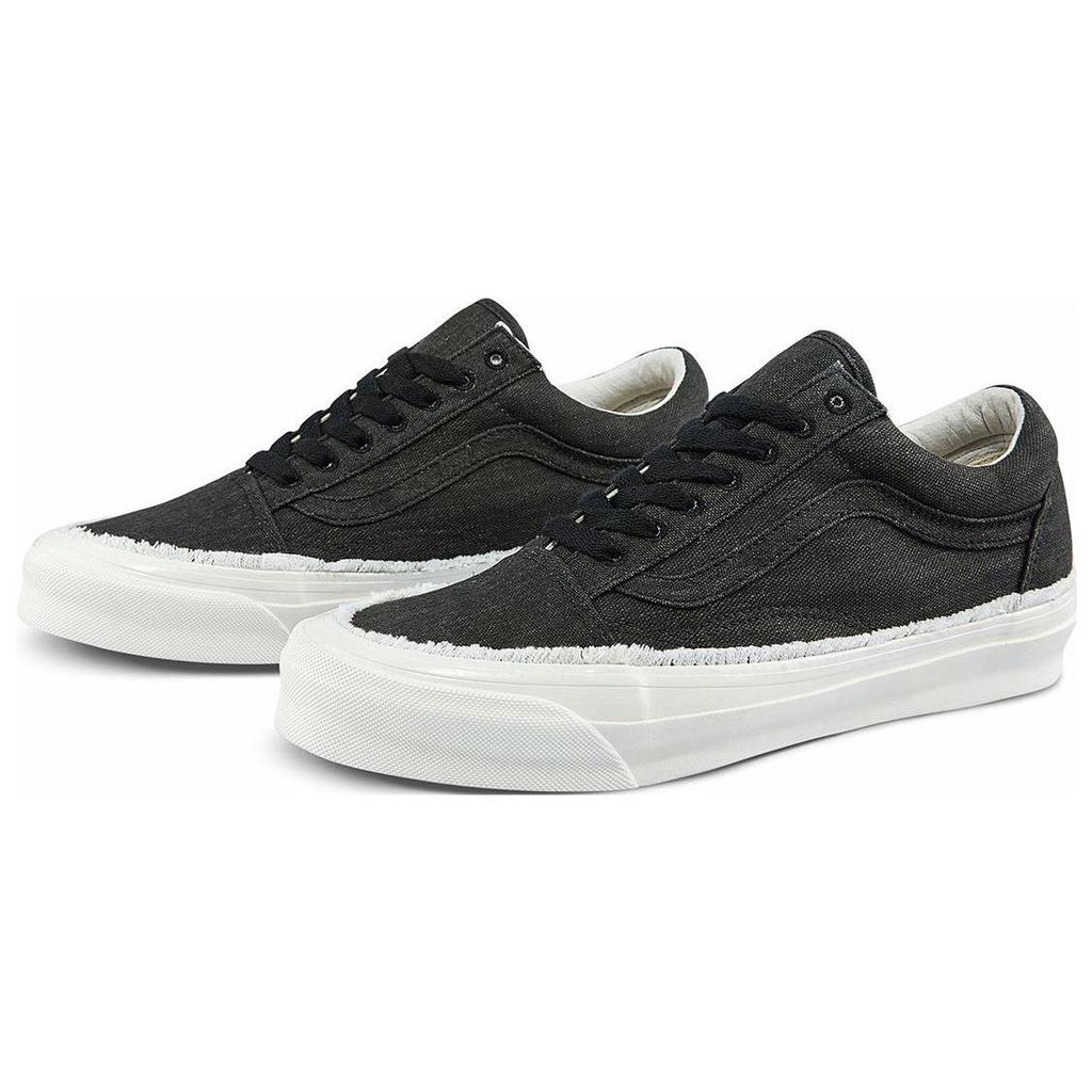Vans OG Old Skool LX Raw Edge - Black Unisex Sneakers True-White VN0A5FBEBLK