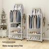 Simple Multi-layer Floor-standing Bookshelf: Narrow Corner Storage Rack for Living Room