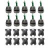 MOC Medieval Military Building Blocks Weapon Figure Accessories Shoulder Armour Helmet Bow Cape Hat Sword Brick Toy Gift X038