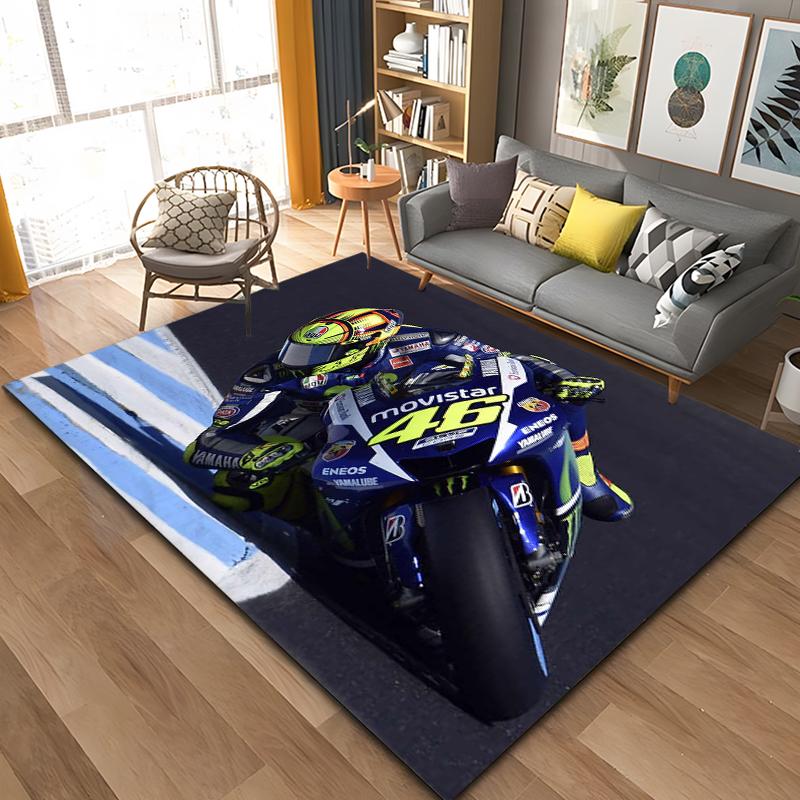 Motorcycle GP Mountain biking Speed Doormat Rug Carpet Mat Footpad Bath Mat Polyester Non-slip Kitchen Bedroom Washable