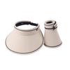 Outdoor Sun Protective Hat for Women Breathable Hollow Top Design Wide Brims Hat for Various Activity Fishing Cycling