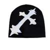 Y2 Knitted Beanie With Embroidered Print For Cold Weather Fashion