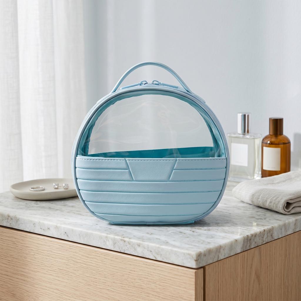 Travel Makeup Organizer Bag Large Capacity Portable Cosmetic Bags PVC Skincare Toiletry Case For Bathroom Dressing Table Home