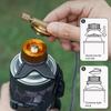 Butane Adapter With Bracket Outdoor Gas Conversion Joint Camping Stove Screw Valve Output Nozzle Bottle