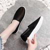 zapatos de mujer women cute light weight hollow out breathable slip on spring summer flat loafers lady white comfy shoes ab557