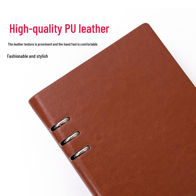 A5/B5 Business Loose-Leaf Notebook with Detachable Pages - Customizable Meeting Record Book