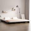 VidaXL Black Pallet Bed 120x190 Cm Solid Pine Wood Small Double 821431