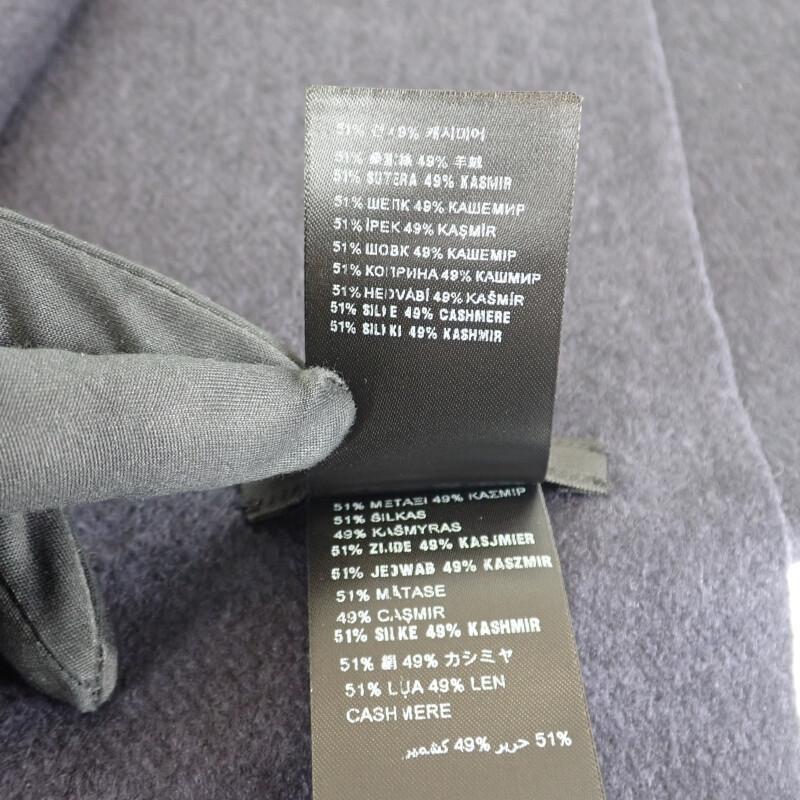 Prada 2FS047_2COP_F0008 Scarf Navy Silk/cashmere Mens