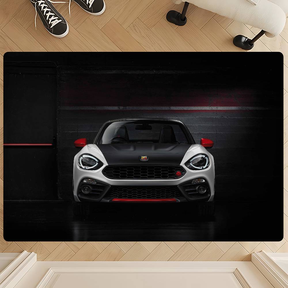 Tappetino da Bagno per Auto Abarth Stanza dei Bambini Decorazione Camera da Letto Balcone Tappetino Antiscivolo Soggiorno Tappeto di Benvenuto