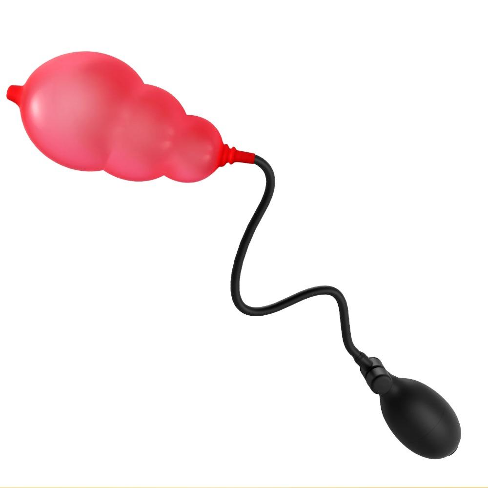 New Inflatable Butt Plug Expansion Vagina Anal Dilator Stimulator Prostate Massager Huge Bead Dildo Anal Plug Adult Womens Tool