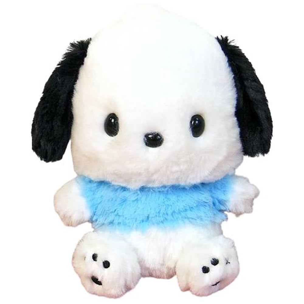 

Nakajima Corporation Pochacco Plush Toy Blue 18x16x11cm Sanrio Character