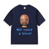 Street Hot Selling Short Sleeved Funny Meme Mii Need A Blunt Graphics TShirt Women Casual Cotton Versatile Tshirt Fun Versatile