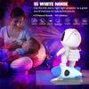 Rocket Astronaut Galaxy Star Projector Night Light Planetarium Projector 360° Rotation Bedroom Atmosphere Decor Lamp Kids Gift