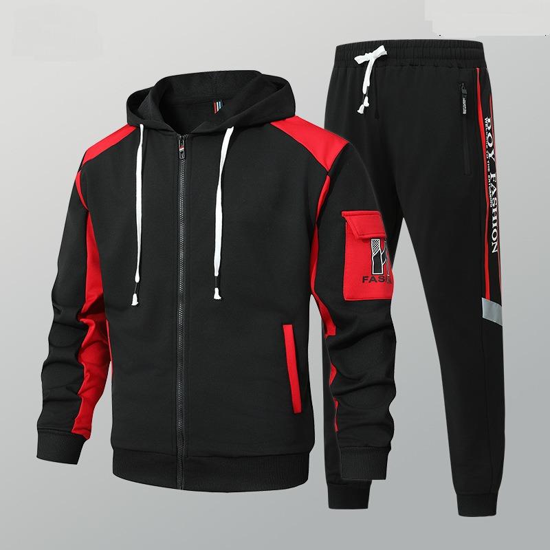 

Полая версия Спортивная одежда и стиль Верхняя куртка Может добавить Молодежная одежда для мальчиков Групповая одежда Набор из двух предметов 2XL