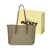 New Disney Mickey Series Synthetic Leather Tote One Shoulder Handbag Regular Women's Brown DHF41131-A