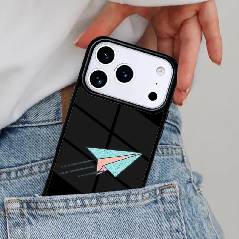 Travel the world paper plane aircraft Phone Case for iPhone 17ProMax 12 13 14 15 16e 17 Pro Max Plus Air Cover