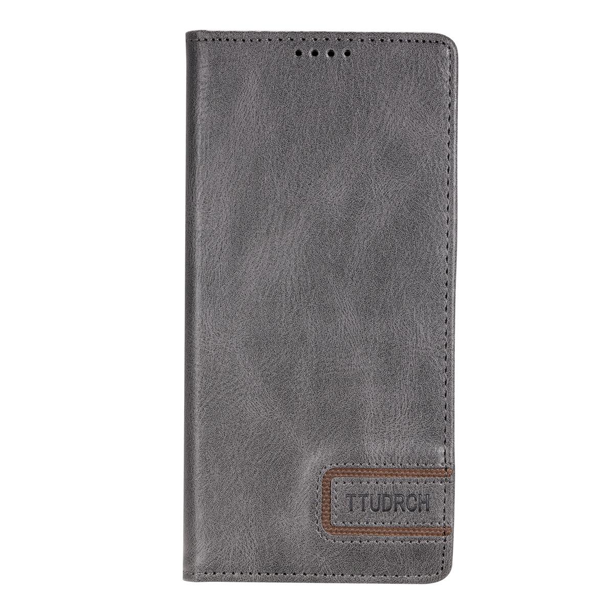 

Для Samsung Galaxy Все серии для серий A, J Series, S Series, Note Series Роскошный кошелек из искусственной кожи из телячьей кожи с откидной подставкой, сумка для телефона, кожаный чехол с картой Samsung Galaxy A14 4G/5G серый