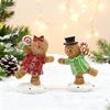 Christmas Man Figurines, Cute Man Ornaments, Christmas Resin Standing Figures Ornament For Fireplace, Desk