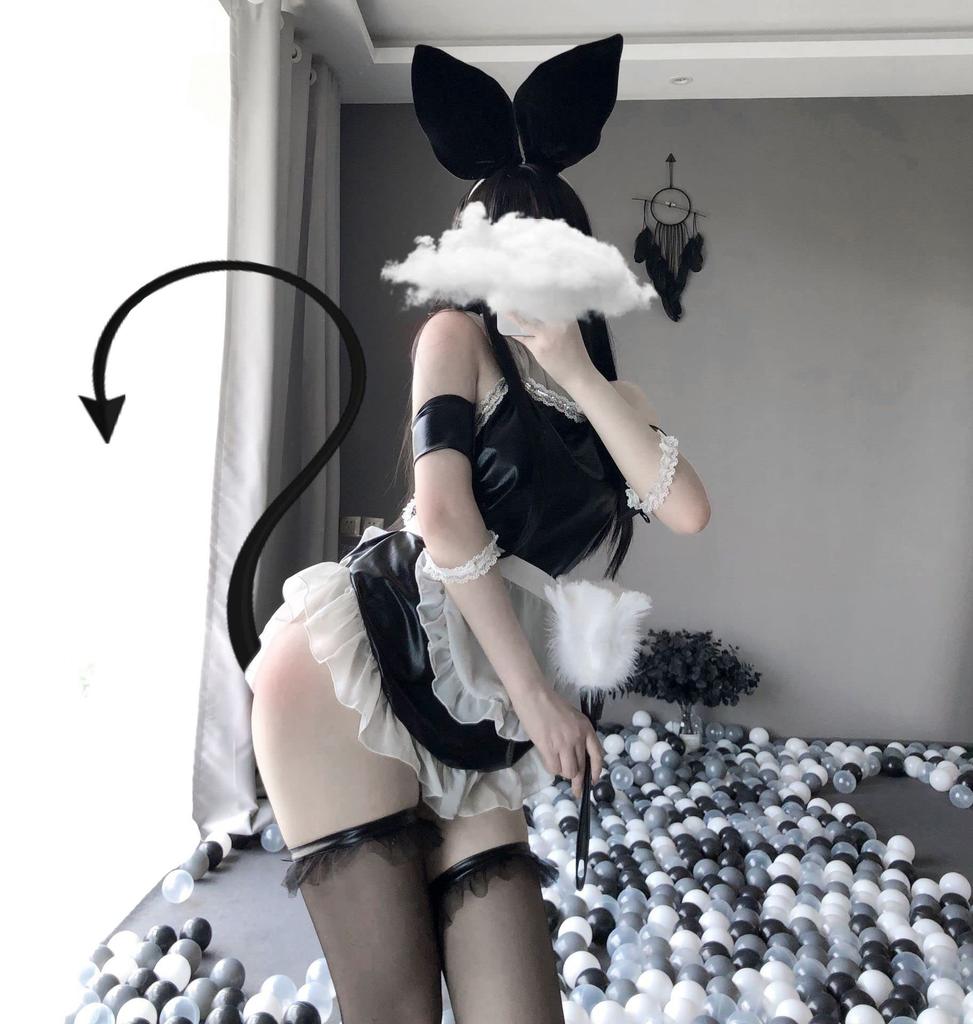 Cosplay Sexy Erotic Bunny Girl Bunny Rabbit Costume Disguise Bold Lingerie Rabbit Ears Halloween Costume Sheer Underwear Extreme Cute Ladies Adult