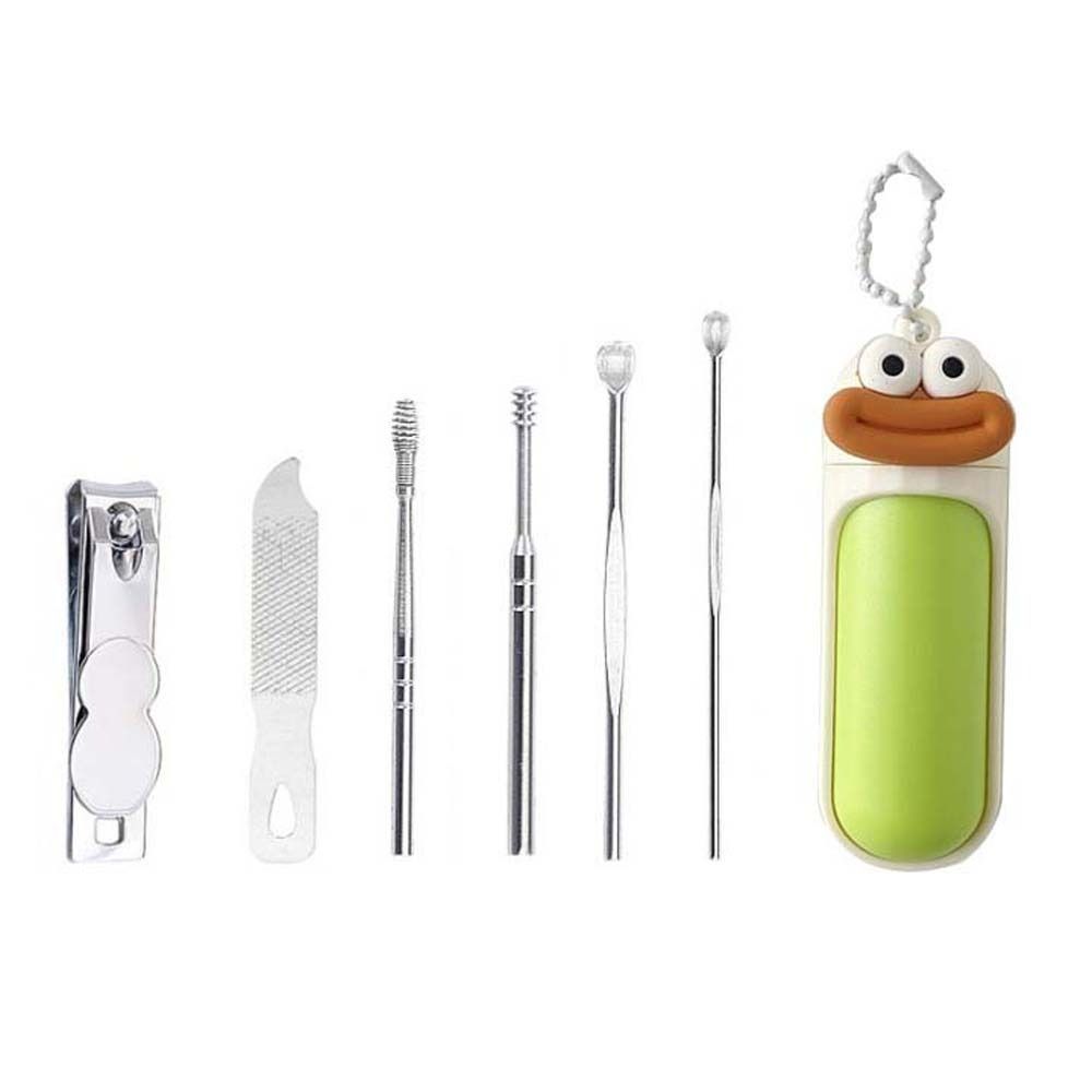 Chain Pendant Mini Nail File Nail Cutting Pliers Cartoon Nail Sanding Cute Nail Clipper Gift
