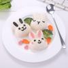 Cute Animal Shaped Rice Ball Mold Onigiris Mold Sushi Molds Rice Ball Maker Sushi Moulds for Lunch Bento Box Accessories