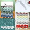 DIY Wavy Lace Metal Cutting Mold for Scrapbook Big Handicraft Journal School Supplies for Painting Card Making