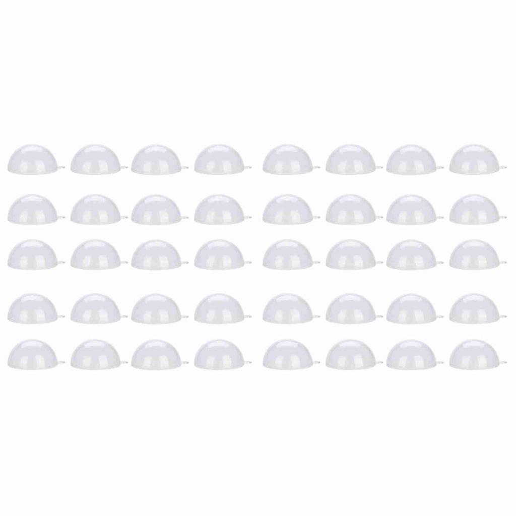 20Pcs Fillable Clear Plastic Ball Wedding Christmas Decoration Ornaments (8cm)