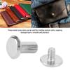 50set Stainless Steel Binding Screws Silver Color Stud Bolts Snap Rivets  For Leather Decoration