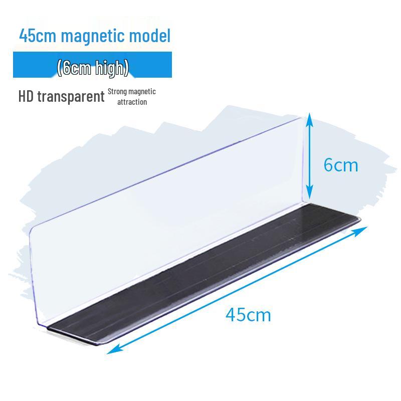 Plastic Shelf Divider for Small Items In Supermarkets and Convenience Stores